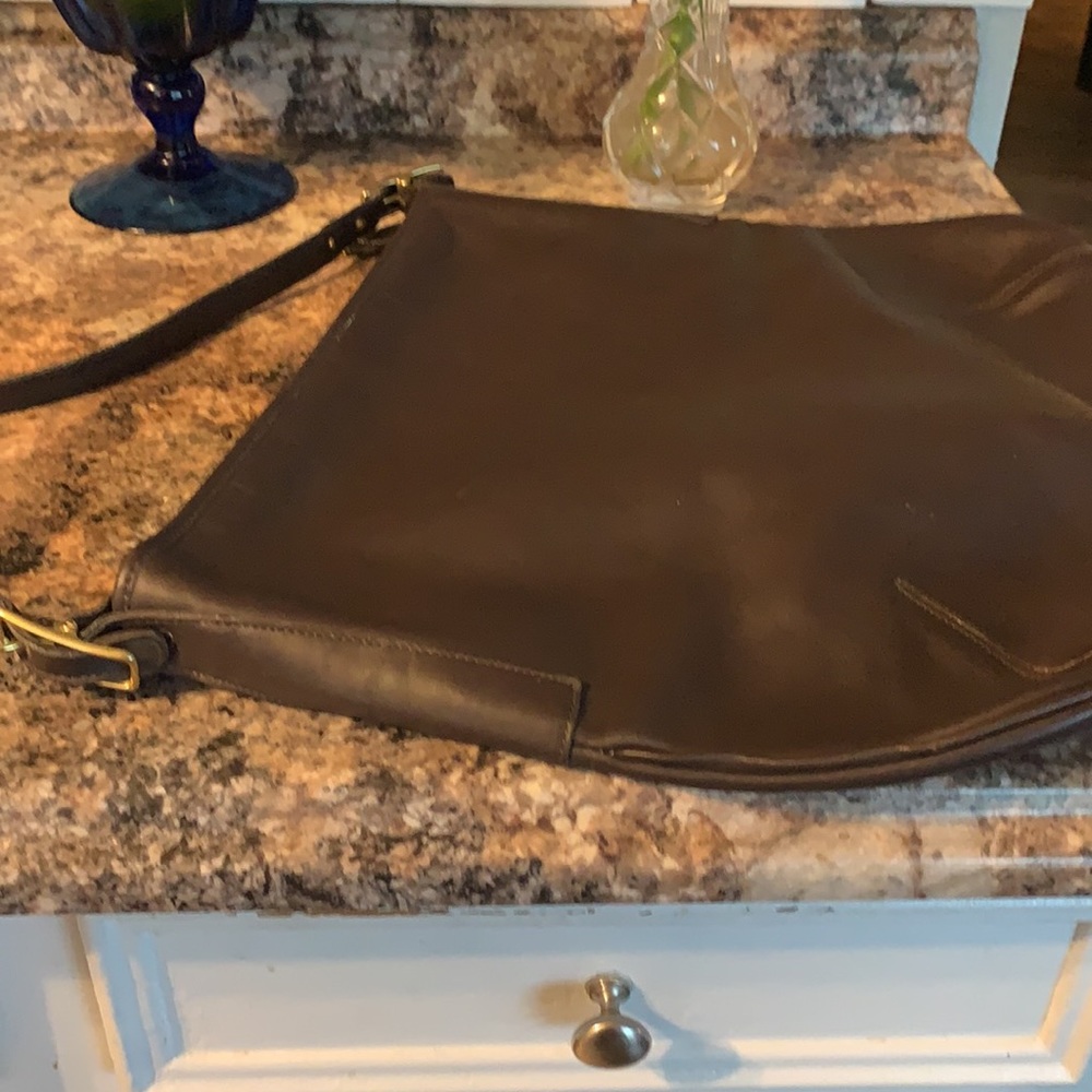 Coach Large Soft Leather Shoulder Bag #9210 - Picture 5 of 11